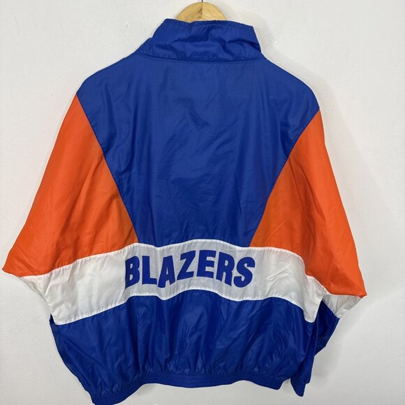 Vintage Kamloops Blazers WHL Men XL Windbreaker Jacket WHL OHL Hockey Junior - Picture 5 of 7